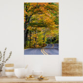 Herbstkanopie auf dem Highway 41 Poster (Küche)