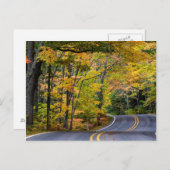 Herbstkanopie auf dem Highway 41 Postkarte (Vorne/Hinten)