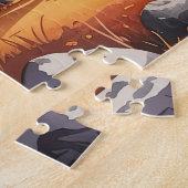 Herbstkapelle/Kirche Puzzle (Seite)