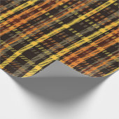 Herbstkariert geschenkpapier (Ecke)