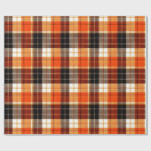 Herbstkariert Geschenkpapier (Flach)