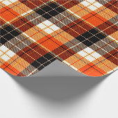 Herbstkariert Geschenkpapier (Ecke)