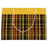 Herbstkariert große geschenktüte (Vorderseite)