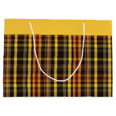 Herbstkariert große geschenktüte (Rückseite)