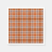 Herbstkariert Serviette (Vorderseite)