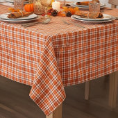 Herbstkariert Tischdecke