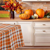 Herbstkariert Tischdecke