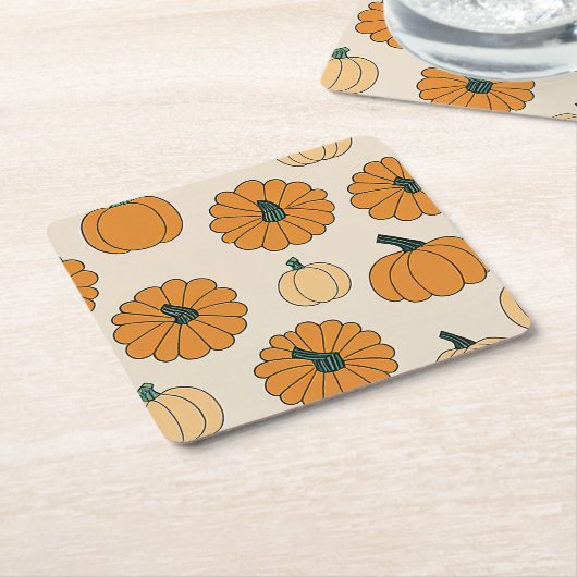 Herbstkarierter Erntedank Rechteckiger Pappuntersetzer (angewinkelt)