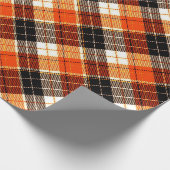 Herbstkariertes Geschenkpapier (Ecke)