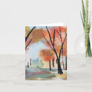 Herbstkarte Dankeskarte