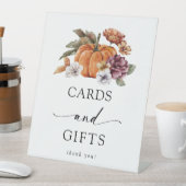 Herbstkarten und Geschenke Sockelschild (In Situ)