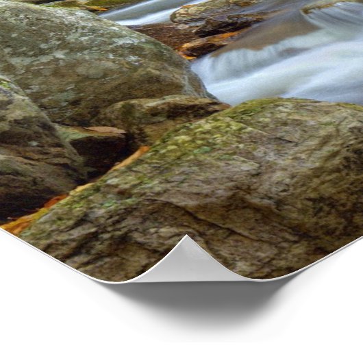 Herbstkaskade Poster (Ecke)