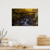 Herbstkaskade Poster (Küche)