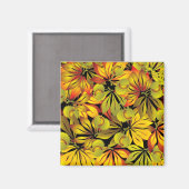 Herbstkastanie verlassen magnet (Vorderseite/Rückseite)