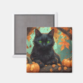 Herbstkätzchen Magnet (Vorderseite/Rückseite)