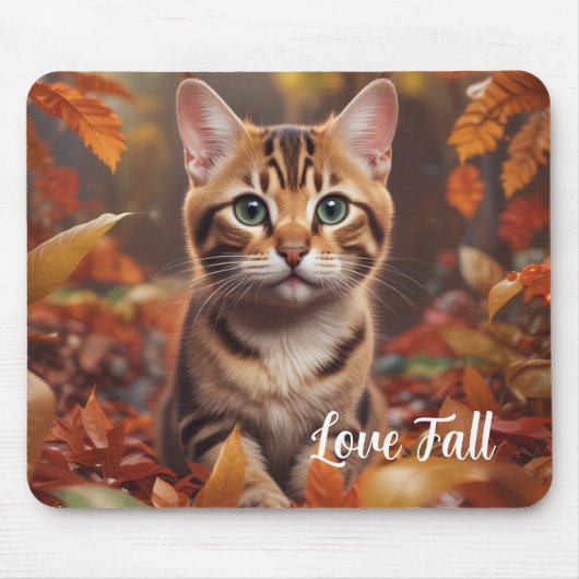 Herbstkatze mousepad (Vorne)