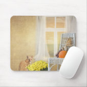 Herbstkatze Mousepad (Mit Mouse)