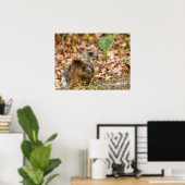 Herbstkatze Poster (Heimbüro)