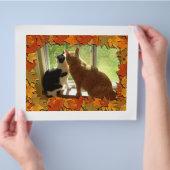 Herbstkatzen Flyer (Hand)
