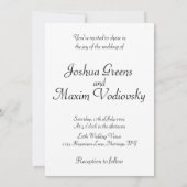 Herbstkatzenhochzeit Einladung (Rückseite)