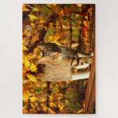 Herbstkatzenpuzzle Puzzle (Vertikal)