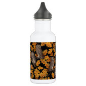Herbstkauz auf schwarz edelstahlflasche (Links)
