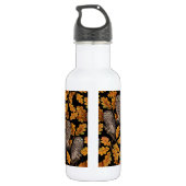 Herbstkauz auf schwarz edelstahlflasche (Rückseite)