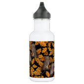 Herbstkauz auf schwarz edelstahlflasche (Rechts)
