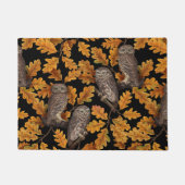 Herbstkauz auf schwarz fußmatte (Vorderseite)