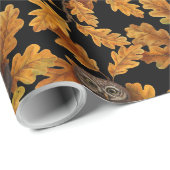 Herbstkauz auf schwarz geschenkpapier (Rolleneckpunkt)