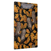 Herbstkauz auf schwarz klemmbrett (Rechts)
