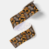 Herbstkauz auf schwarz satinband (Rückseite)