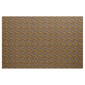 Herbstkauz auf schwarz stoff (Yard (91,4 cm))