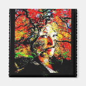 Herbstkerze Magnet (Vorne)