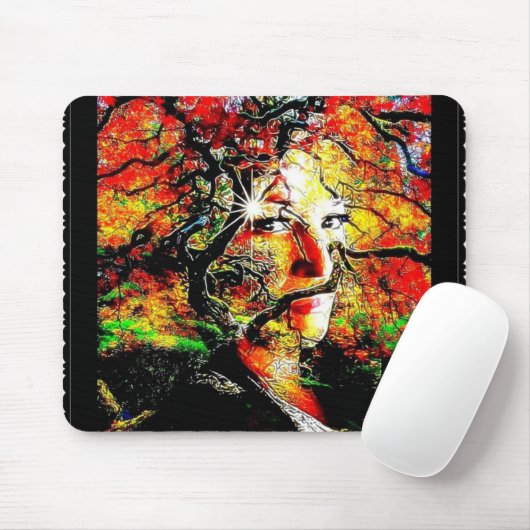 Herbstkerze Mousepad (Mit Mouse)