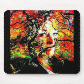 Herbstkerze Mousepad (Vorne)