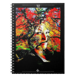 Herbstkerze Notizblock