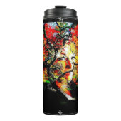 Herbstkerze Thermosbecher (Vorderseite)