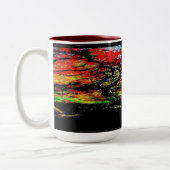 Herbstkerze Zweifarbige Tasse (Links)