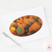 Herbstkerzenkleber - Set von 20 Ovaler Aufkleber (Umschlag)