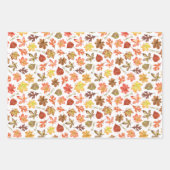 Herbstkerzenmais I Liebe Herbstlaub Kürbis Geschenkpapier Set (Vorderseite 2)