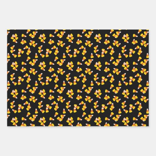 Herbstkerzenmais I Liebe Herbstlaub Kürbis Geschenkpapier Set (Vorderseite)