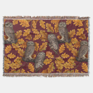 Herbstkeule auf dunkelrot decke