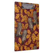 Herbstkeule auf dunkelrot klemmbrett (Rechts)