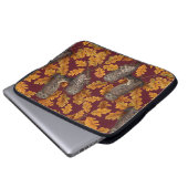 Herbstkeule auf dunkelrot laptopschutzhülle (Vorne Knopf)