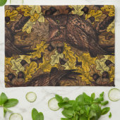 Herbstkeule Geschirrtuch (Gefaltet)