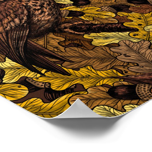 Herbstkeule Poster (Ecke)