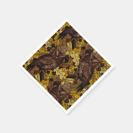 Herbstkeule Serviette (Ecke)