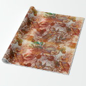 Herbstkeule Vintag Geschenkpapier (Ungerollt)