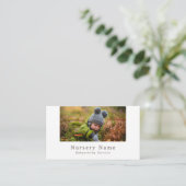 Herbstkind, Babysitter, Kinderbetreuung, Kinderzim Visitenkarte (Stehend Vorderseite)